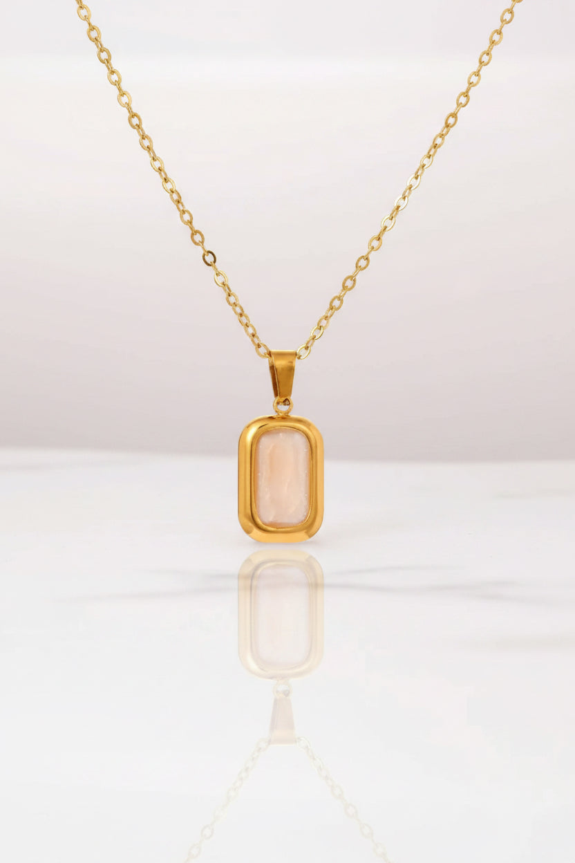 Massionaite White Onyx Pendant