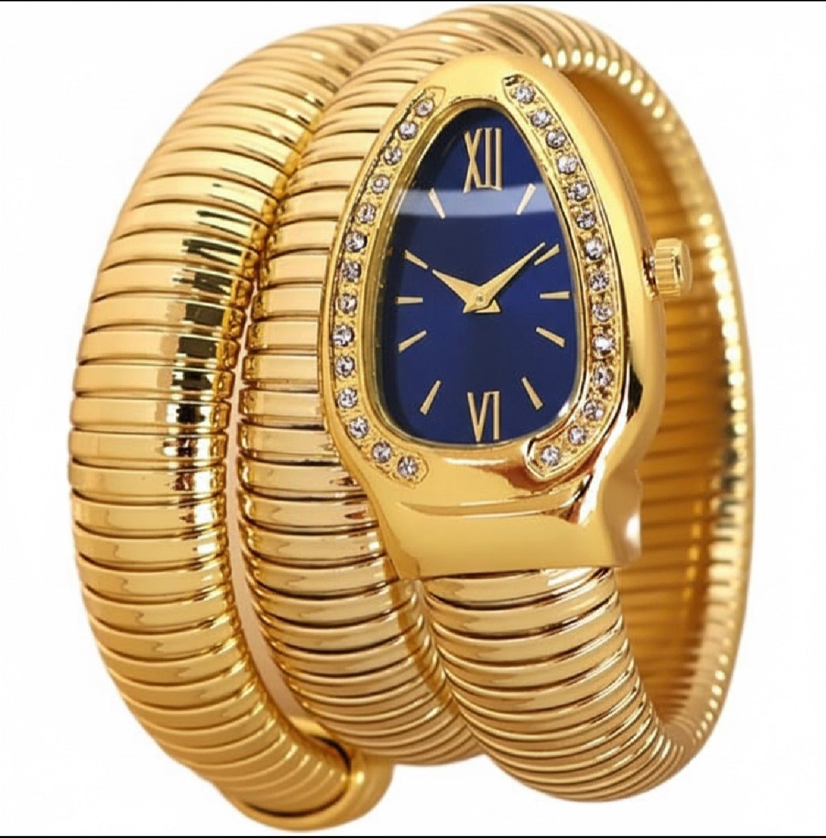 ✨Serpentine Gold Blue Dial Bvlg Watch ✨