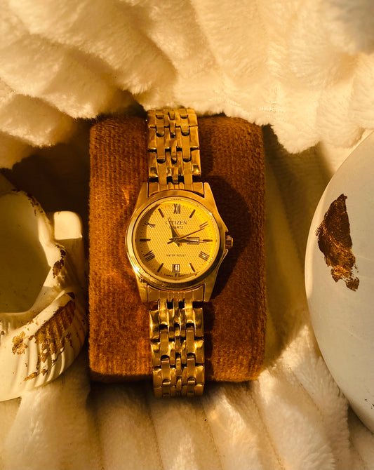 ✨Exquisite Gold Dial Gold Strap Daydate Watch ✨