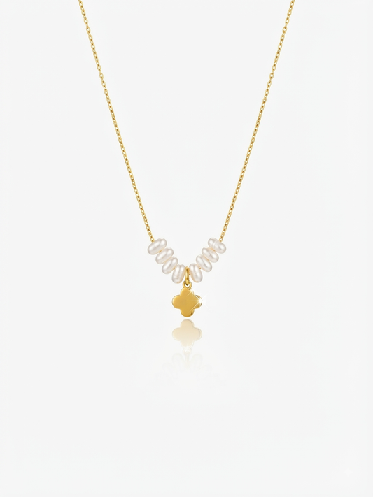 ✨Exclusive Stainless Gold Pearly chain pendant ✨