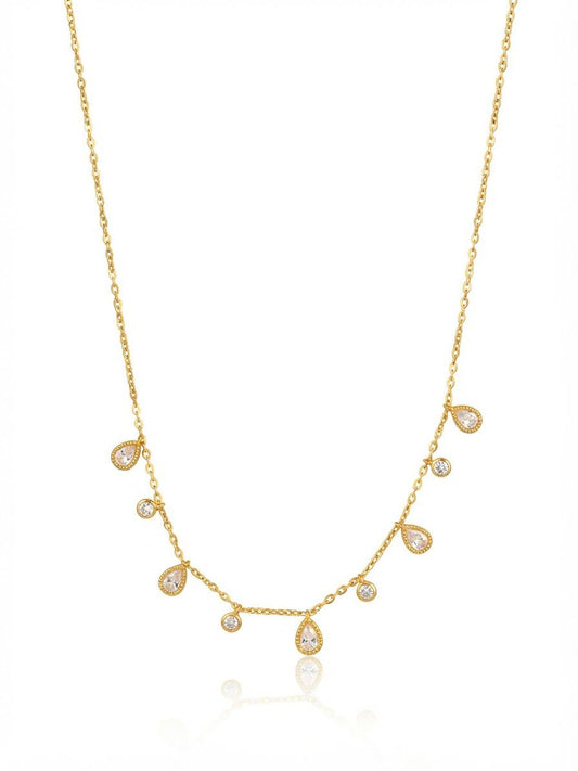 ✨Exclusive Drop Sleek Gold Necklace ✨