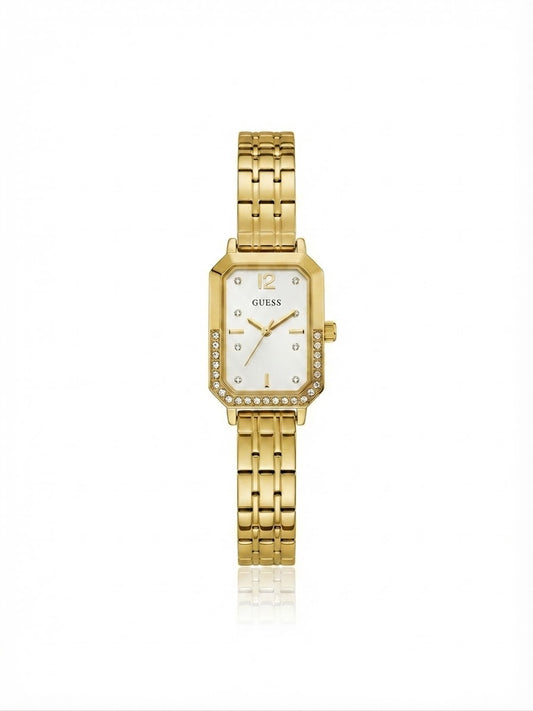 ✨Exquisite Gold stainless steel white dial guess Watch✨