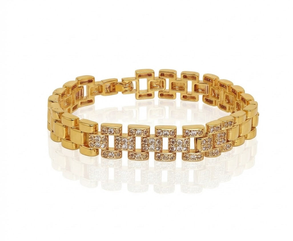 18k zircon studded Pvd Bracelet ✨