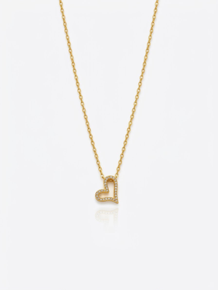 Emily Heart crystal pendant