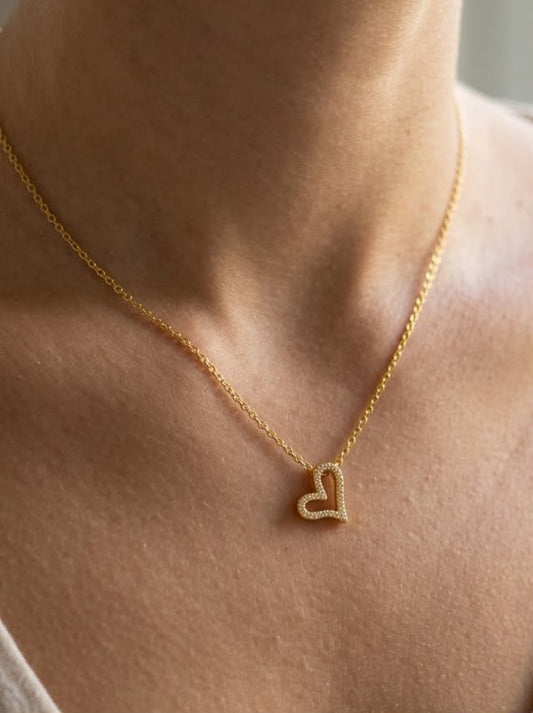 Emily Heart crystal pendant