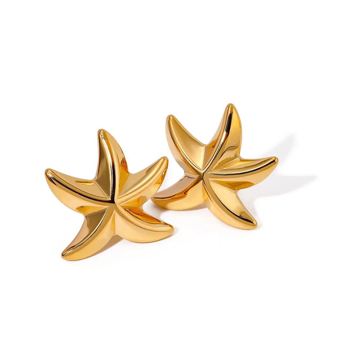 ✨Stainless steel Gold Star Earrings ✨