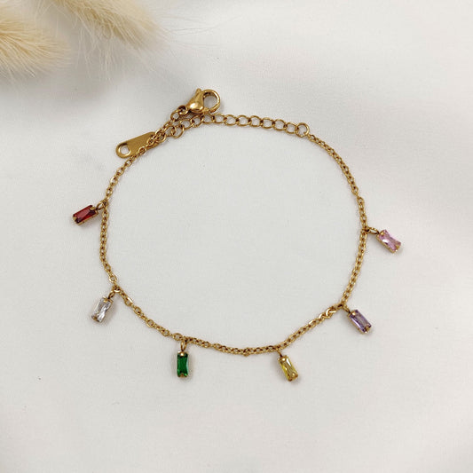 ✨ Stainless steel Multi Rhinestone Elysium Chain Bracelet ✨