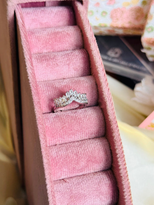 ✨Sterling silver ziron adjustable Ring ✨