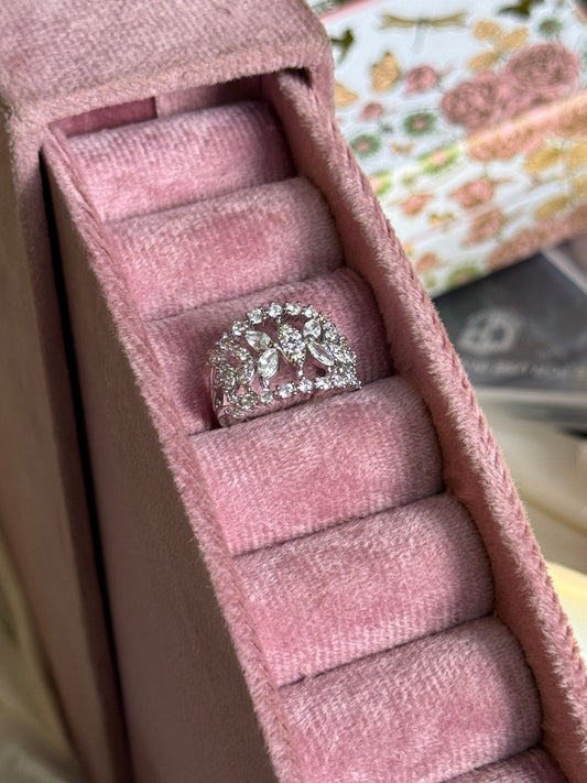 ✨Sterling silver ziron adjustable Ring ✨