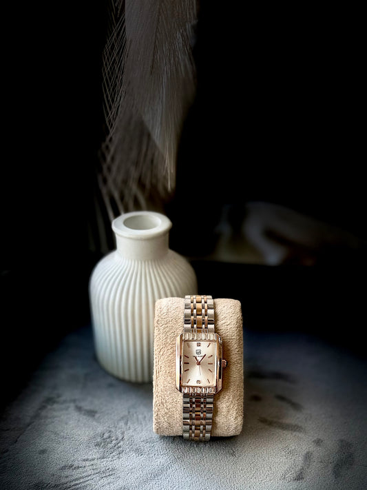 ✨ Exquisite SilverXRose Gold  White Dial True Worth Jubilee Watch ✨