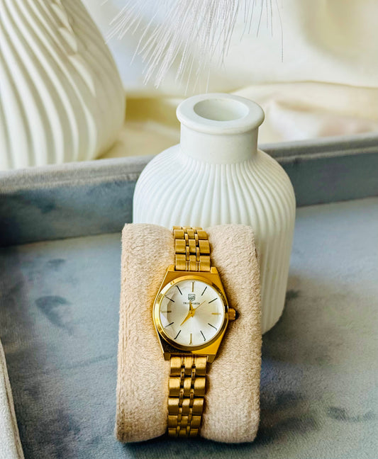 ✨ Exquisite Gold White Dial True Worth Classic Jubilee Watch ✨