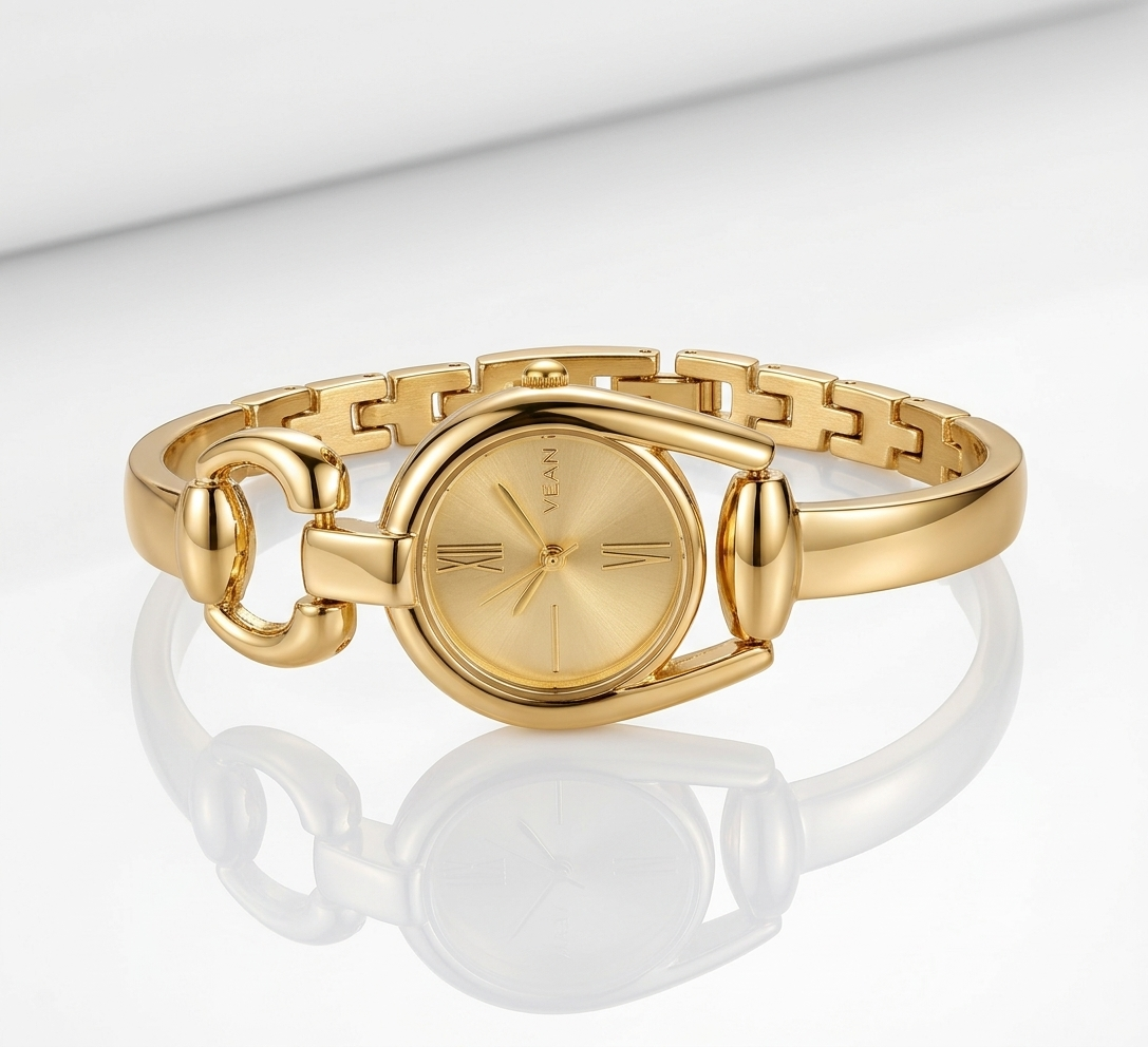 ✨Exclusive Roman Gold Dial Watch ✨