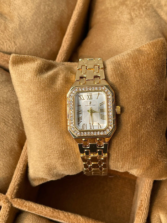 ✨Crystal Studded AP Gold High Grade Gold watch ✨
