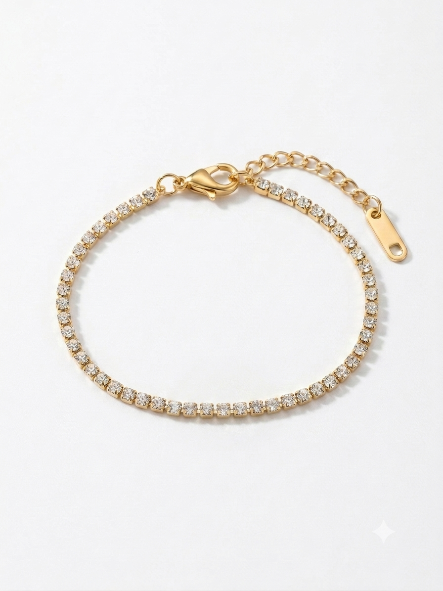 ✨Exquisite  Tennis Gold Bracelet ✨