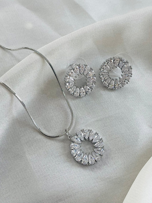 ✨ Sterling Silver Spherical Leaf  Pendant tops Set ✨