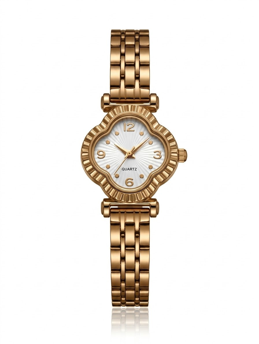 ✨Exclusive Stainless steel Gold Clovie Jubilee Exclusive Watch✨