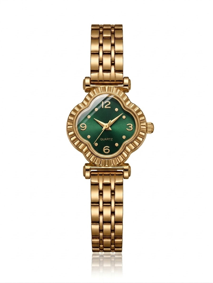 ✨Exclusive Stainless steel Gold Clovie Jubilee Exclusive Watch✨