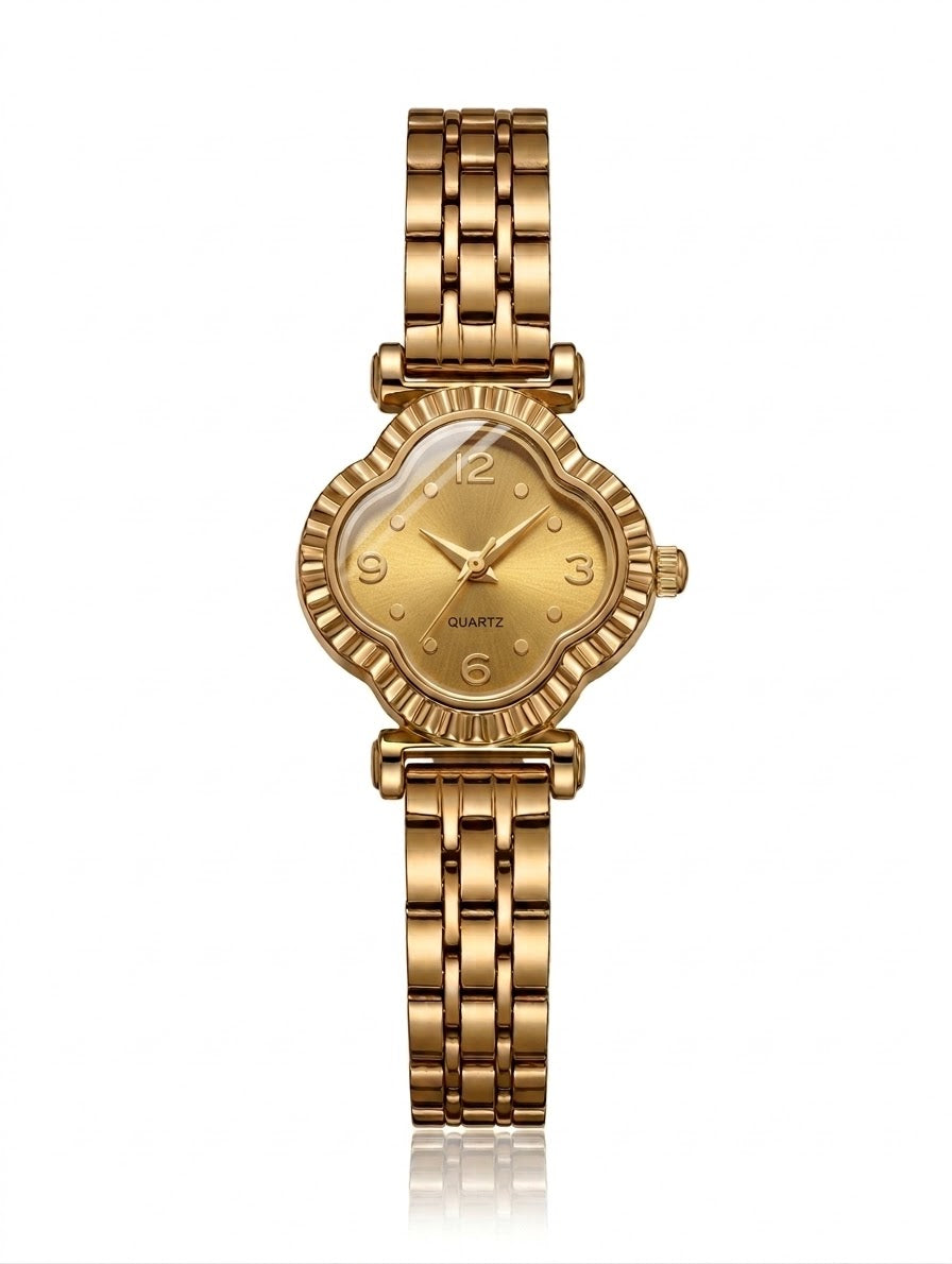 ✨Exclusive Stainless steel Gold Clovie Jubilee Exclusive Watch✨