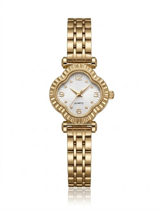 ✨Exclusive Premium Stainless steel Gold Clovie Jubilee Exclusive Watch✨