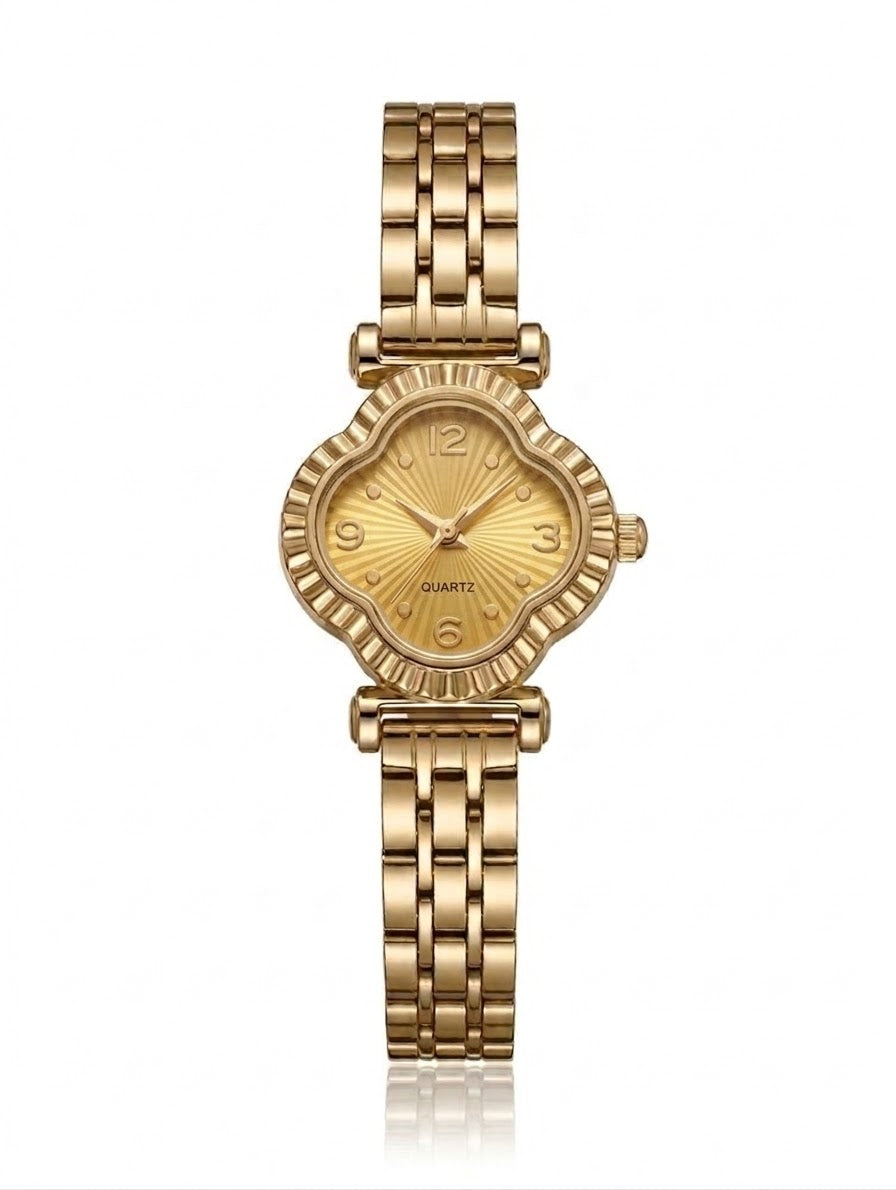 ✨Exclusive Premium Stainless steel Gold Clovie Jubilee Exclusive Watch✨