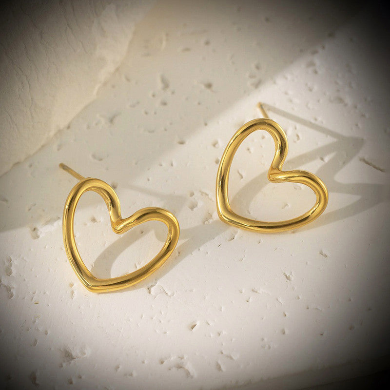 ✨Stainless steel Gold Heart Earrings ✨