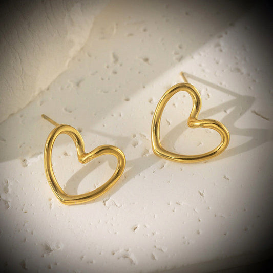✨Stainless steel Gold Heart Earrings ✨