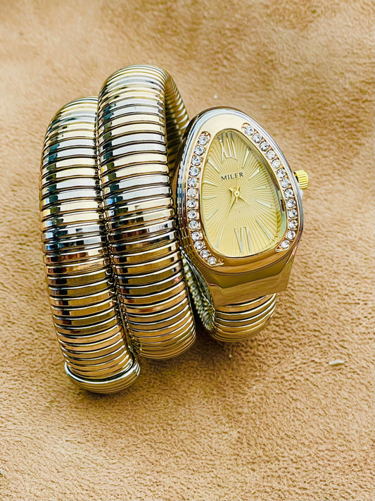 ✨Premium Serpenti SilverXGold Gold dial Bvlg Watch ✨