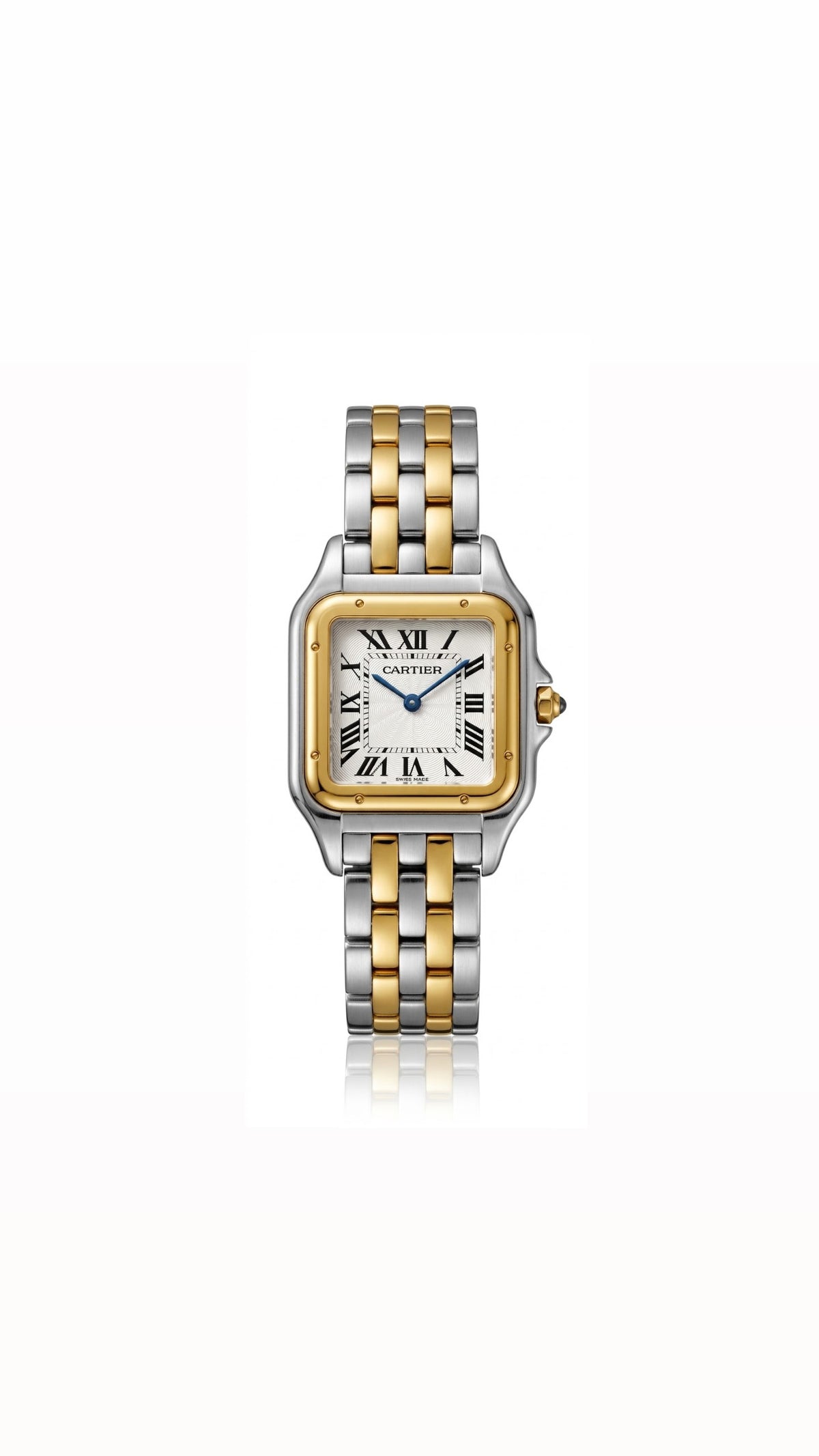 ✨Exquisite S stainless steel SilverXGold Jubilee white dial carte Watch✨