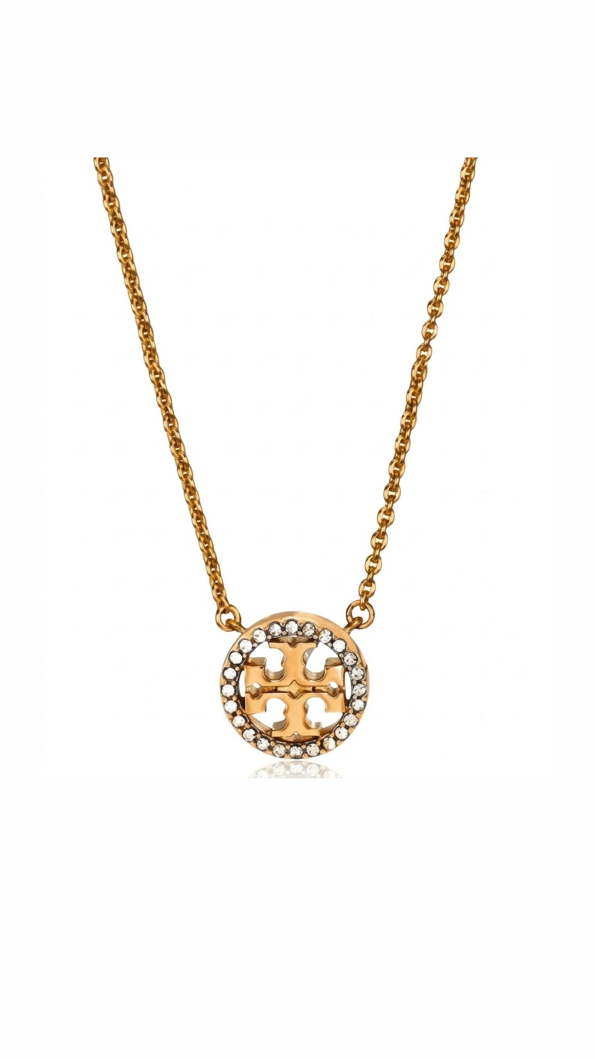 ✨Stainless steel Diamantés Gold Tory B pendant✨