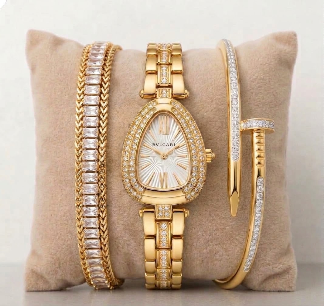 ✨Exquisite Luxurious classic Bvlg Zirconia stack ✨
