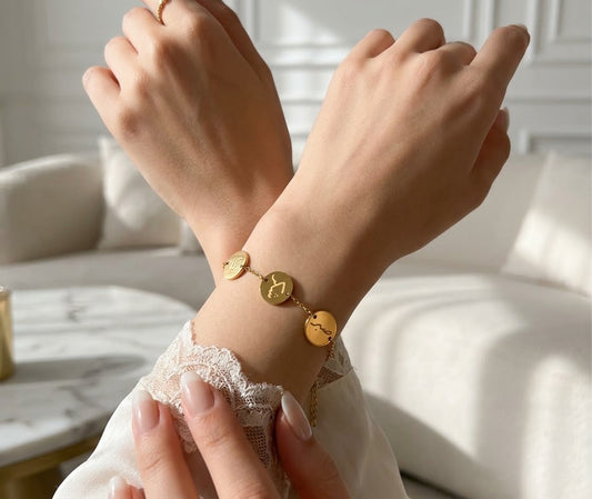 Sabar - Tawakkal - Shukar Stainless Steel trendy chain bracelet