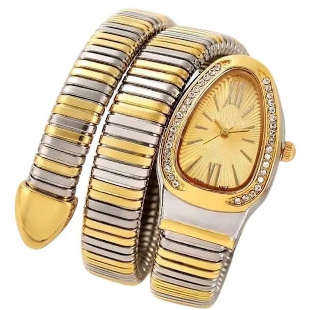 ✨Premium Serpenti SilverXGold Gold dial Bvlg Watch ✨