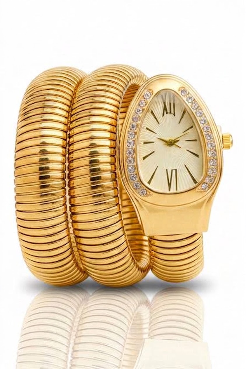 Premium Serpenti White Gold Bvlg Watch