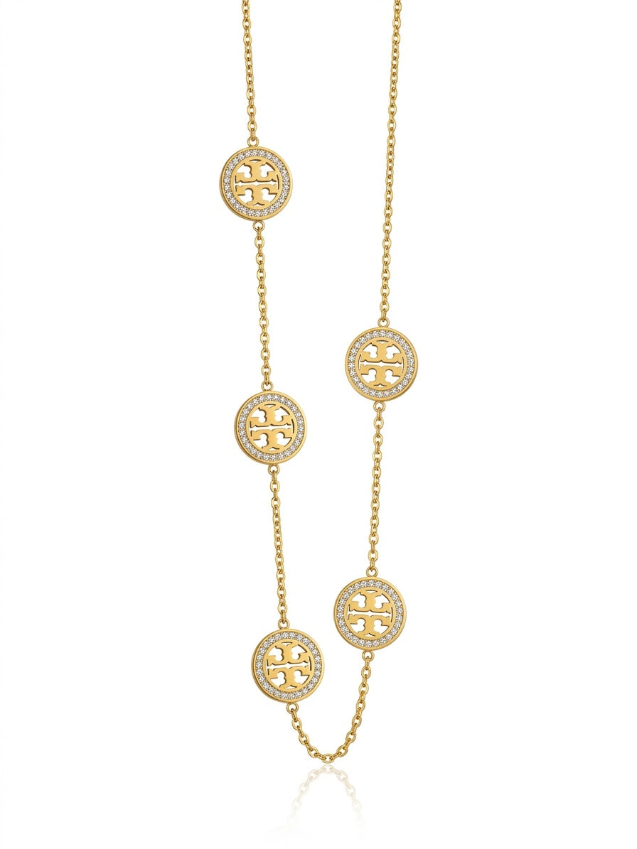 ✨Stainless steel Gold  tory B chain Pendant ✨