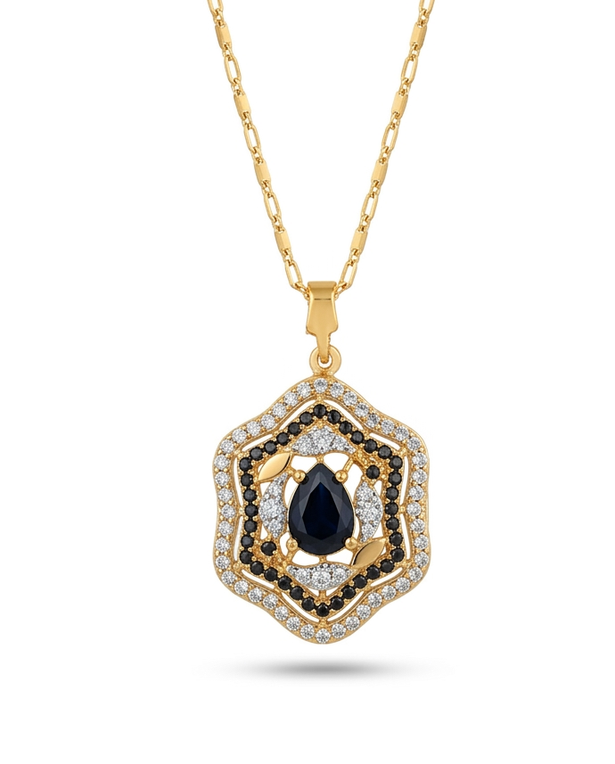 Exclusive zirconium crystal necklace