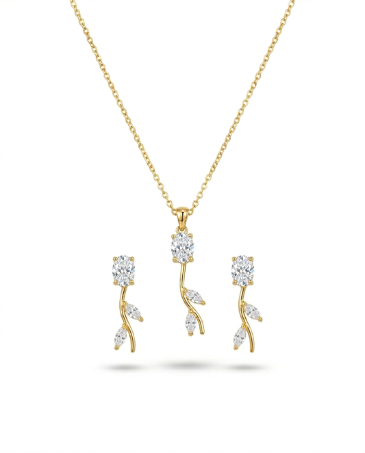 Exclusive Tulip earrings & tops set