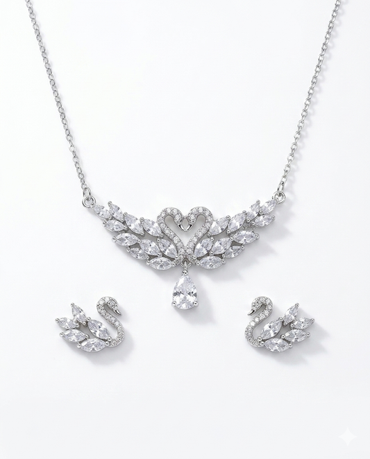 ✨Exclusive S925 Sterling zirconium Swan set ✨