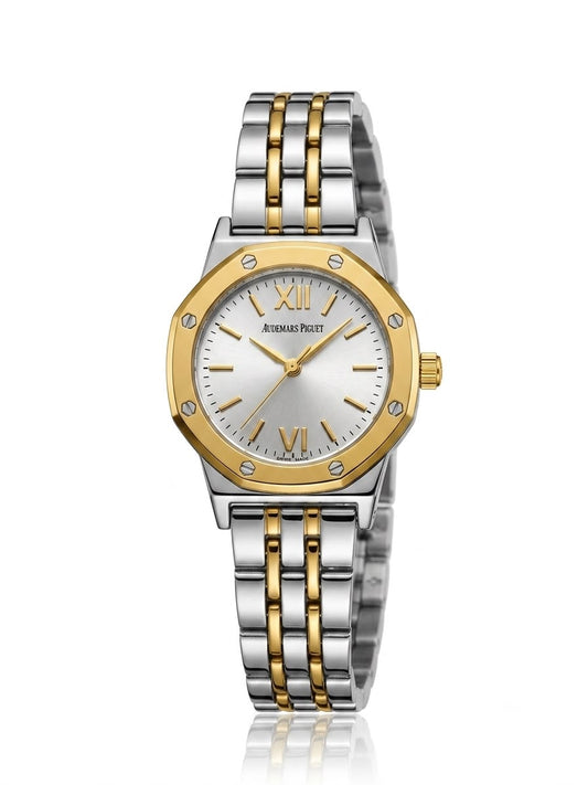 SilverXGold AP white dial watch