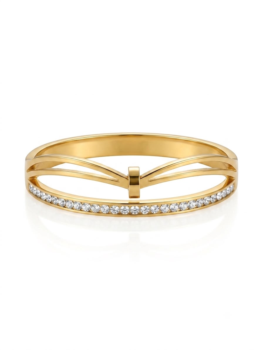 ✨Exclusive stainless steel gold nail cuff bracelet ✨