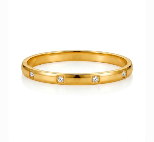 ✨Exclusive crystal Stainless steel bling cuff bracelet ✨