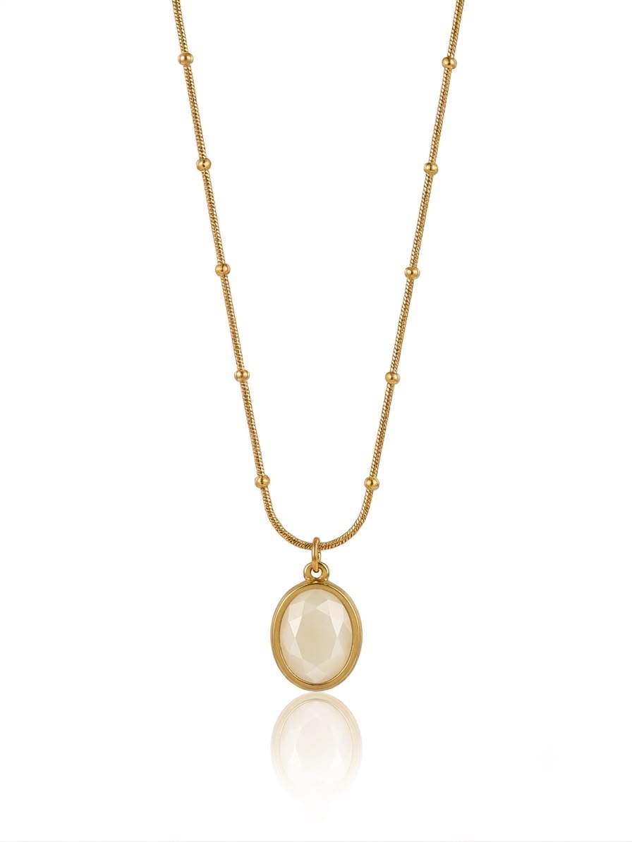 ✨Exclusive gold beaded chain oman pendant ✨