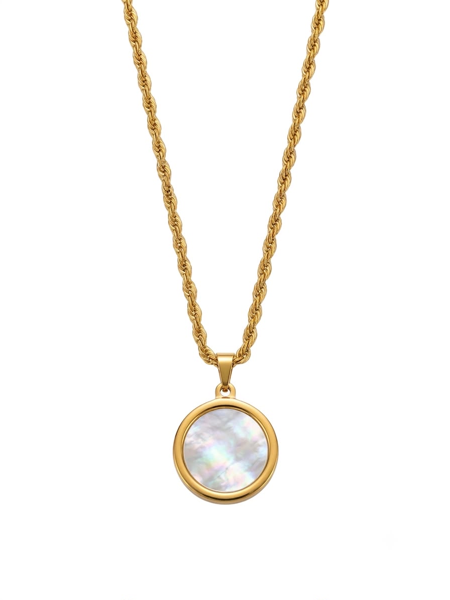 ✨Exclusive Pearl Coin Rope chain pendant ✨